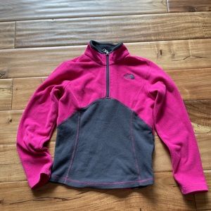 The north face kids pullover fleece sz small